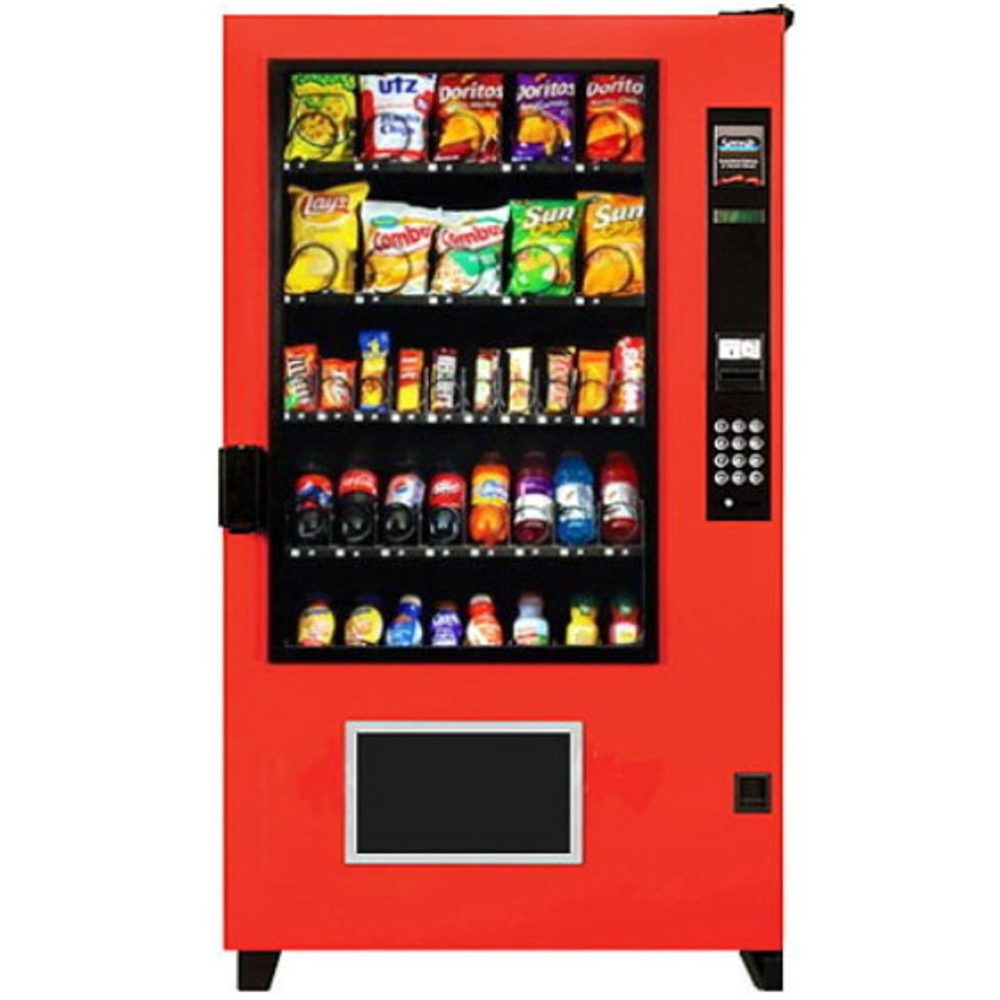 The AMS 39 Snack and Bottle Combo Vending Machine is designed for outdoor use, offering 36 diverse selections to cater to a wide range of preferences. This full-sized glass front vending machine includes 10 selections for wide snacks, 10 for candy bars and candies, and 16 for bottled drinks. Its robust design makes it ideal for high-traffic areas such as schools, offices, medical centers, and hotels. Key Features: Comprehensive Selection: 36 selections for snacks, candy bars, and bottled drinks ensure a wide variety of options. Outdoor Ready: Rated for outdoor use, making it perfect for high-traffic areas. Cashless Payment: Includes the state-of-the-art Nayax Touch Credit Card Reader, supporting mobile payments like Apple Pay and other NFC options. Guaranteed Delivery: Features the Sensit® patented guaranteed delivery system to ensure product delivery or refunds. Energy Efficient: Equipped with the EnergySensit® cost-saver for reduced energy consumption. Enhanced ValueVend: Maximizes value for both operators and customers. Durable Construction: Made with polyurethane foam insulation for long-lasting durability. Interchangeable Parts: Many parts are compatible with other AMS vending machines, simplifying maintenance. Warranty: Comes with a 3-year warranty on the board and refrigeration system, and a 1-year warranty on all other parts. Machine Specifications: Height: 72" (182.8 cm) Width: 39" (99 cm) Depth: 35" (88.9 cm) Selections: 36 total Wide snacks: 10 Candy bars and candy: 10 Bottled drinks: 16 Footprint: 1365 square inches (9.5 square feet; 0.88 square meters) Important Shipping Details: This item is a large freight item generally shipped on a pallet via a freight trucking company, considered dock-to-dock shipping. Additional charges may apply for delivery locations with limited access, residential addresses, or if a liftgate is required. Customers will be notified of any additional fees prior to shipment. What Does Dock-to-Dock Mean? Select dock-to-dock if you have a dock or forklift at the delivery location. If there is no loading dock or forklift, you will need to select the liftgate option. What is a Liftgate? A liftgate is a lift on the back of the delivery truck that allows the driver to lower heavy freight items to ground level. What Does Inside Delivery Include? Inside delivery includes ground-level delivery inside the building. It does not include stairs or restricted access and typically adds approximately 3 weeks to the delivery time on top of production time. The AMS 39 Snack and Bottle Combo Vending Machine is an excellent choice for those needing a versatile, durable, and cashless vending solution. Its robust features and large selection capacity make it a valuable addition to any high-traffic location.