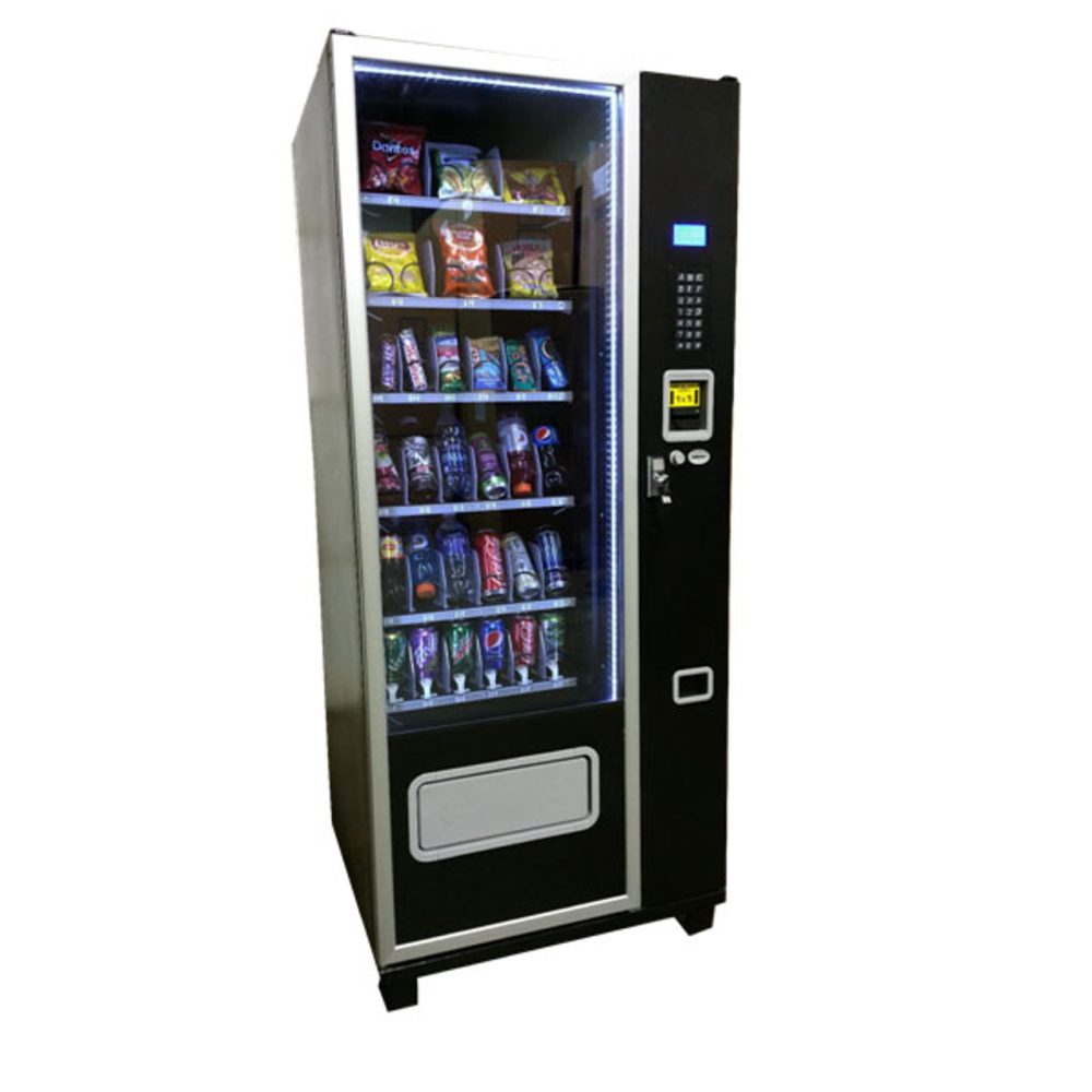 Glass Front Slim Snack and Soda Vending Machine