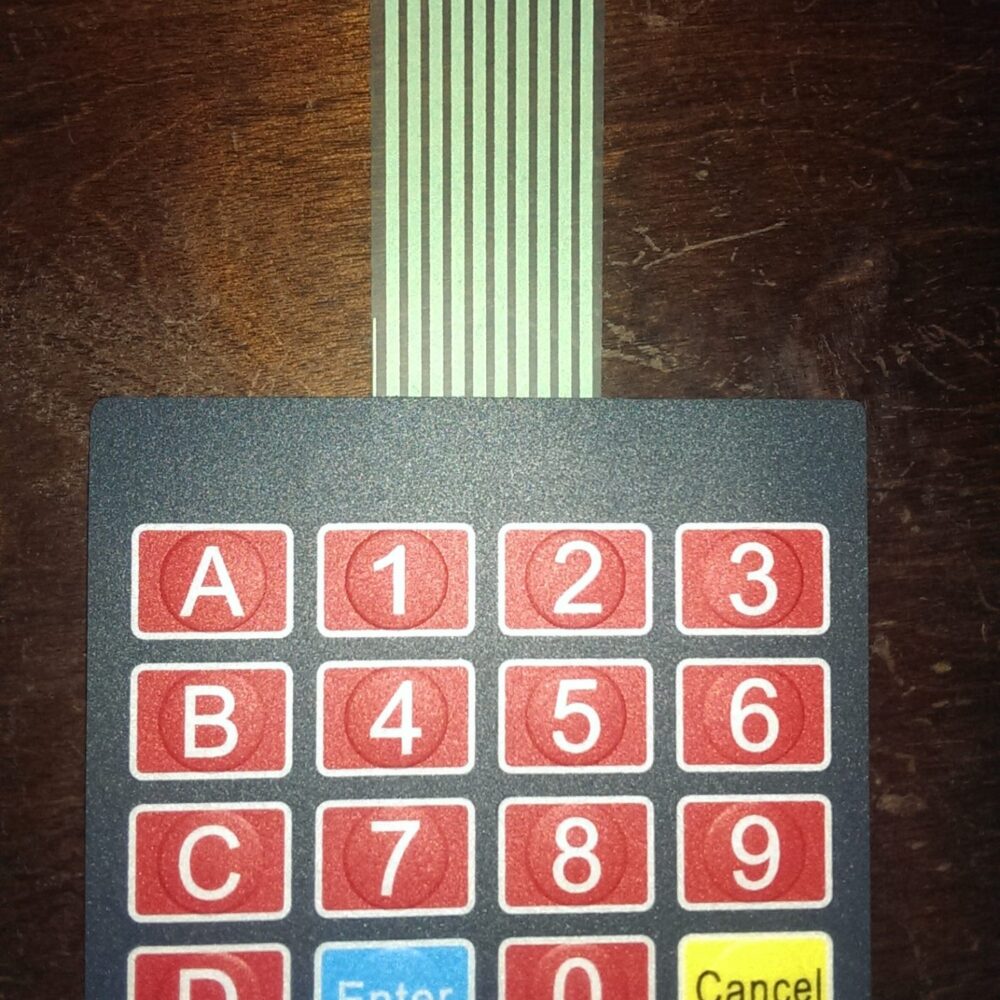 RS800 / RC800 / 750 B MODEL KEYPAD