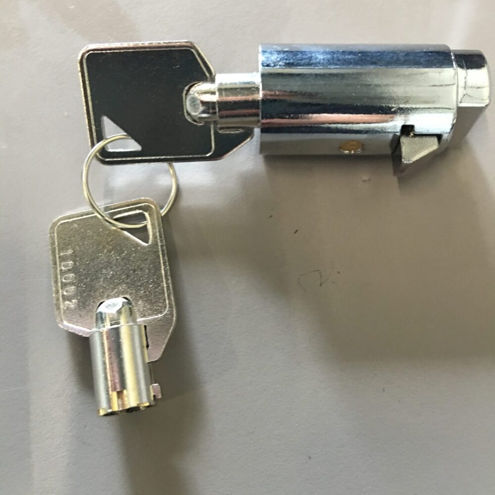 STANDARD LOCK CYLINDER COMES WITH 2 KEYS